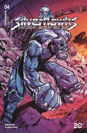 SILVERHAWKS (2025) #4 DAVID COUSENS BATTLE DAMAGE VARIANT CVR L 1 IN 10